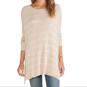 Free People Tan Striped Tunic L
